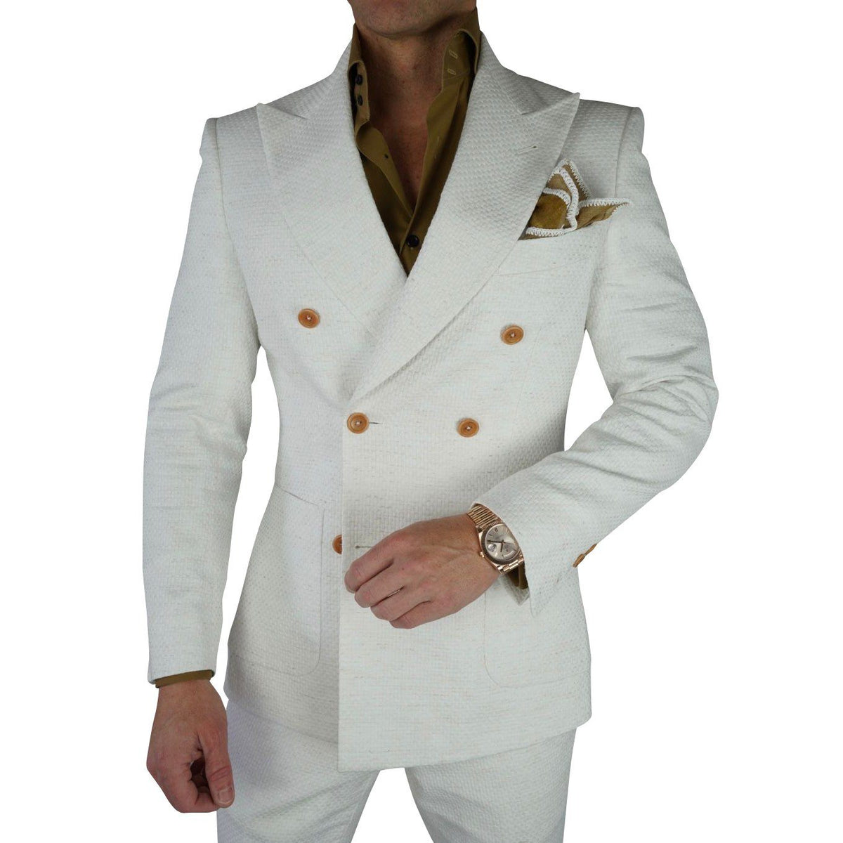 Light destination wedding jacket by Sebastian Cruz Couture