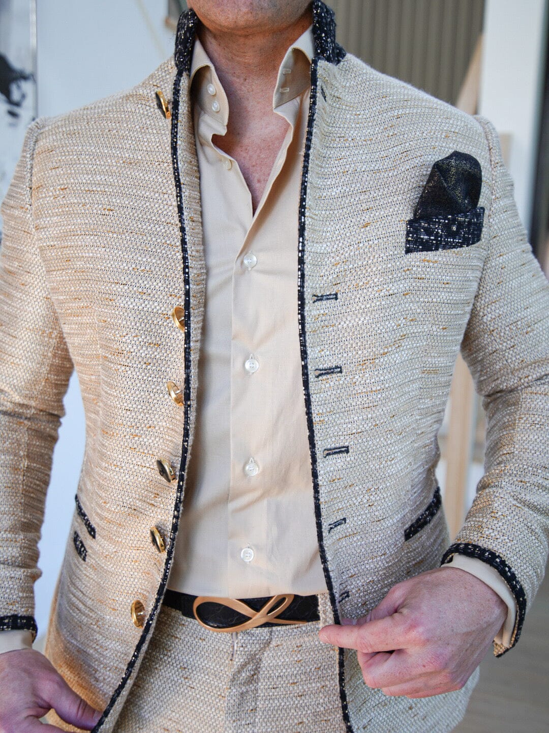 Tan Cestino Mandani Jacket @ The Vault-2
