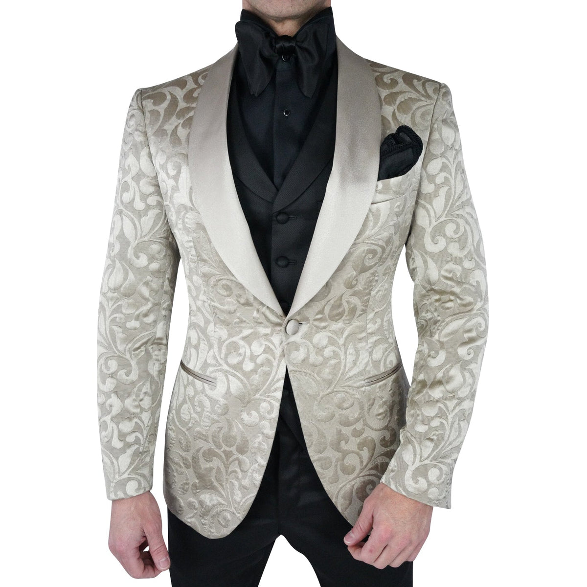 Champagne Oro Paisley Dinner Jacket @ The Vault
