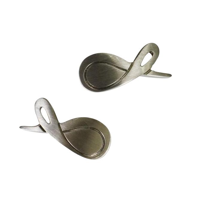 Cacao With Silver Hardware Leather Loafers-9