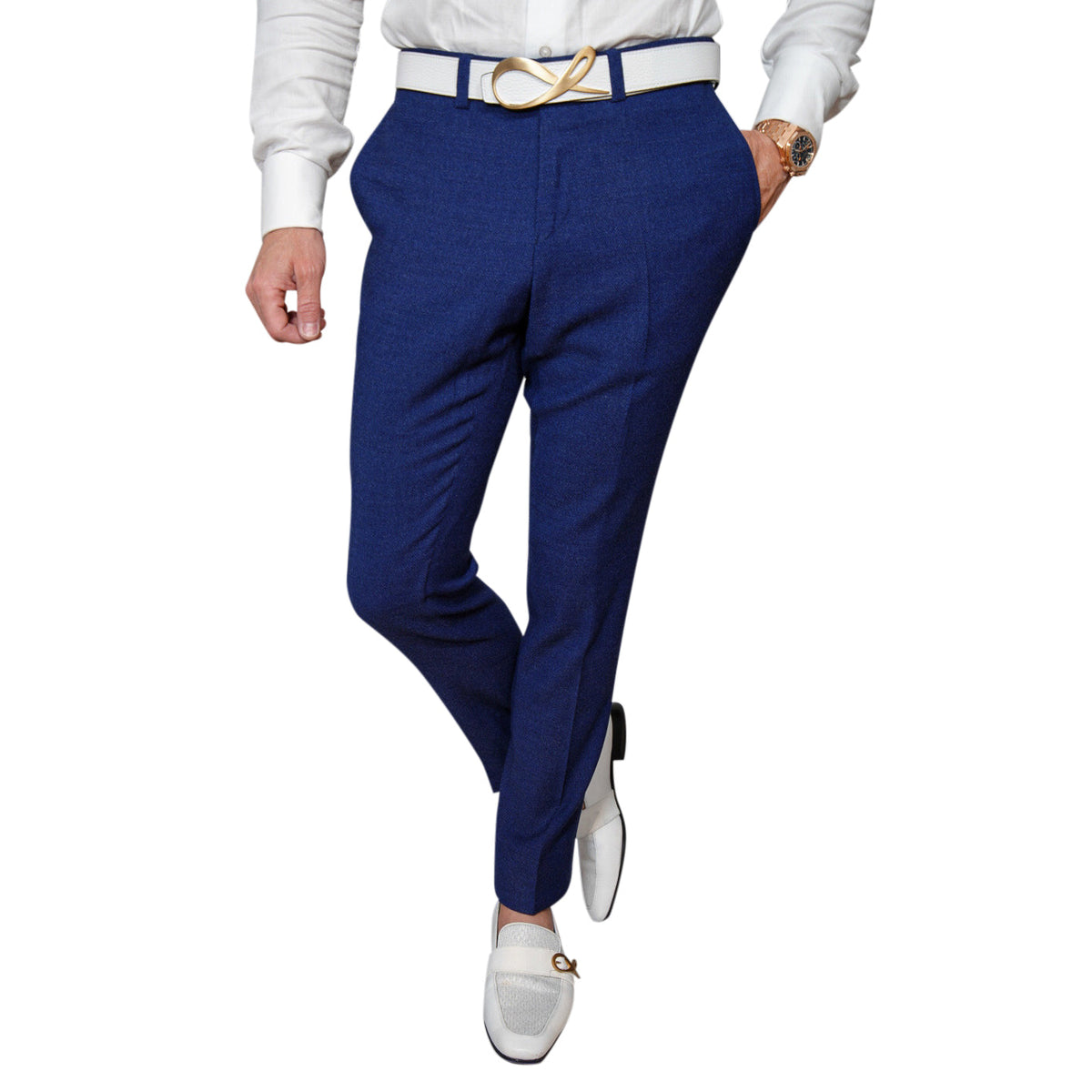 Lapis Blu Intreccio Trousers @ The Vault-1
