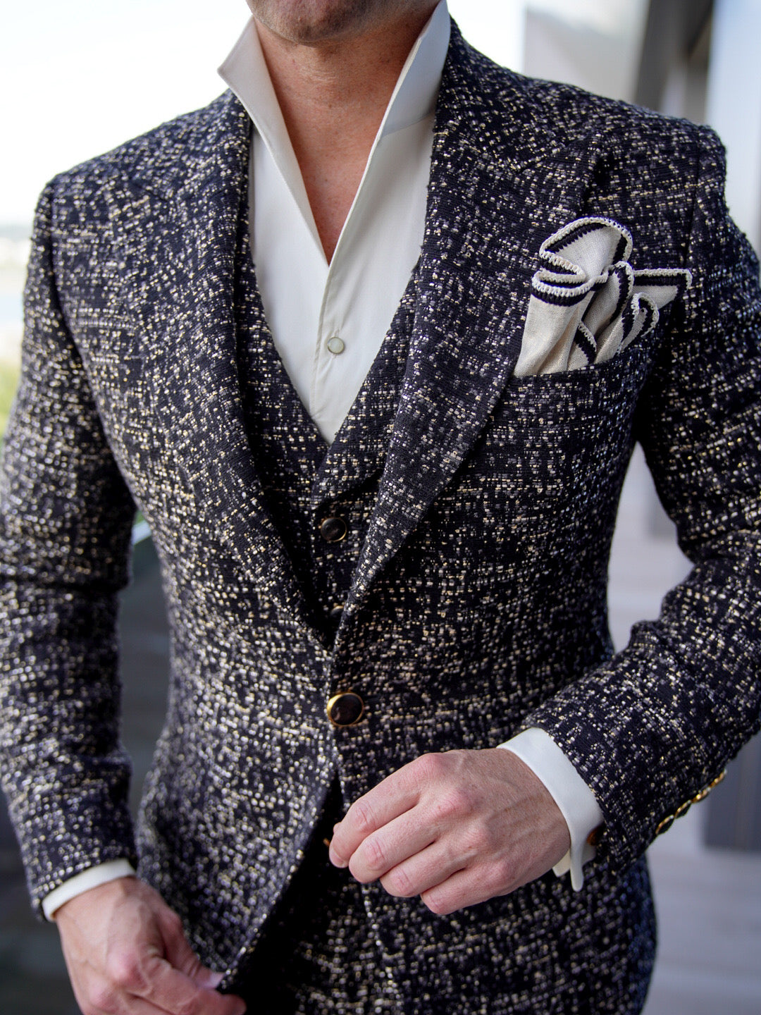 Onyx Oro Tweed Jacket-3