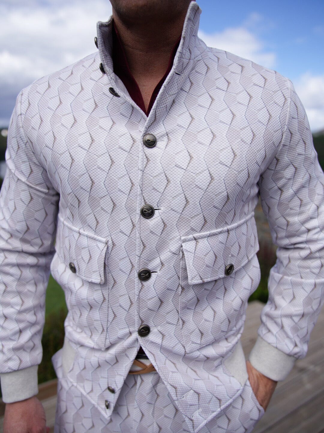 Calcolo Icebreaker Luxury Performance Bomber Jacket