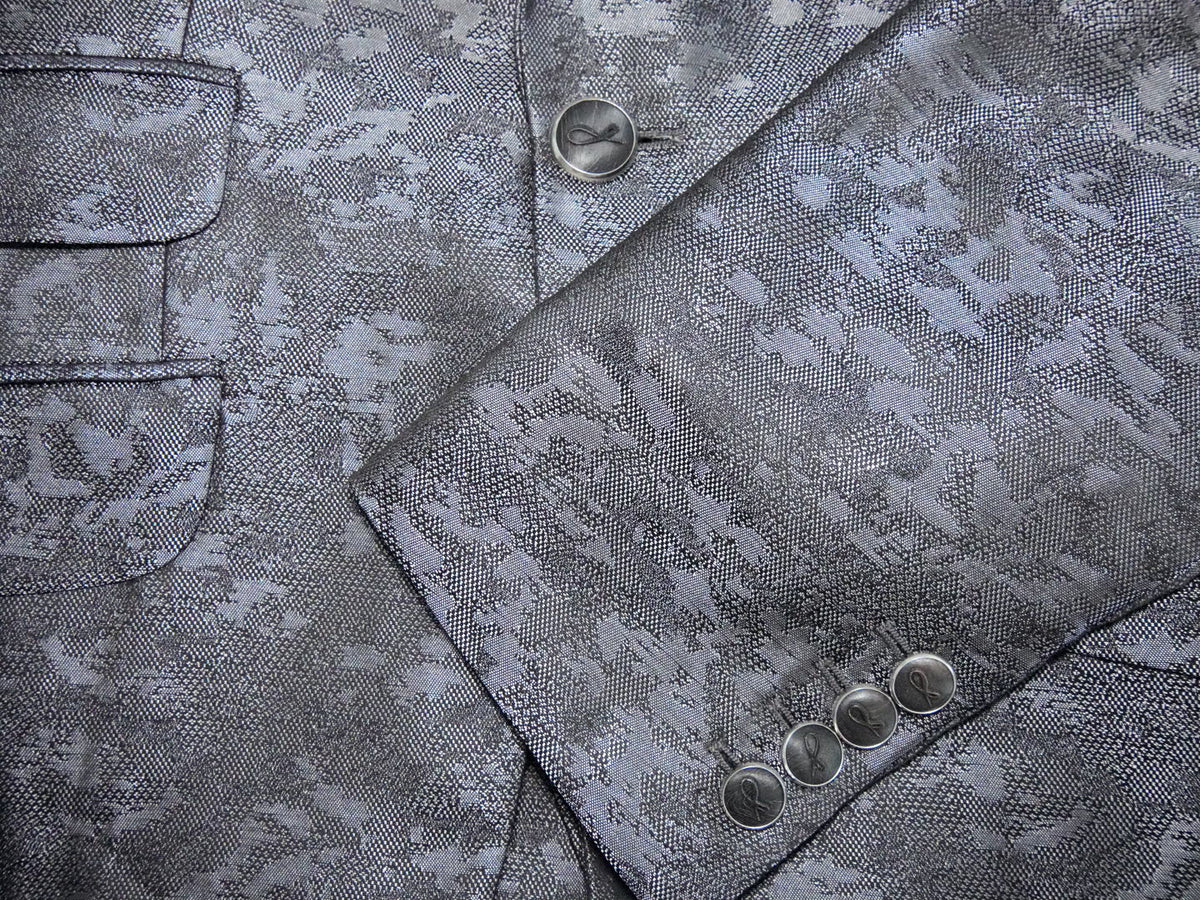 Nero Horn With Silver Tone Buttons For Sports Jacket-3