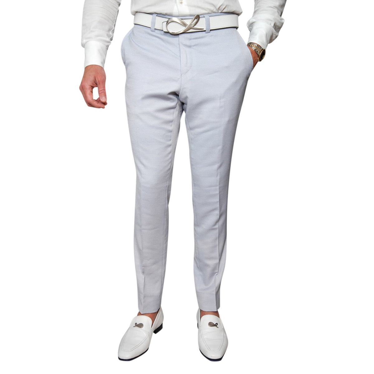 Pastel Azzurro Trousers-3