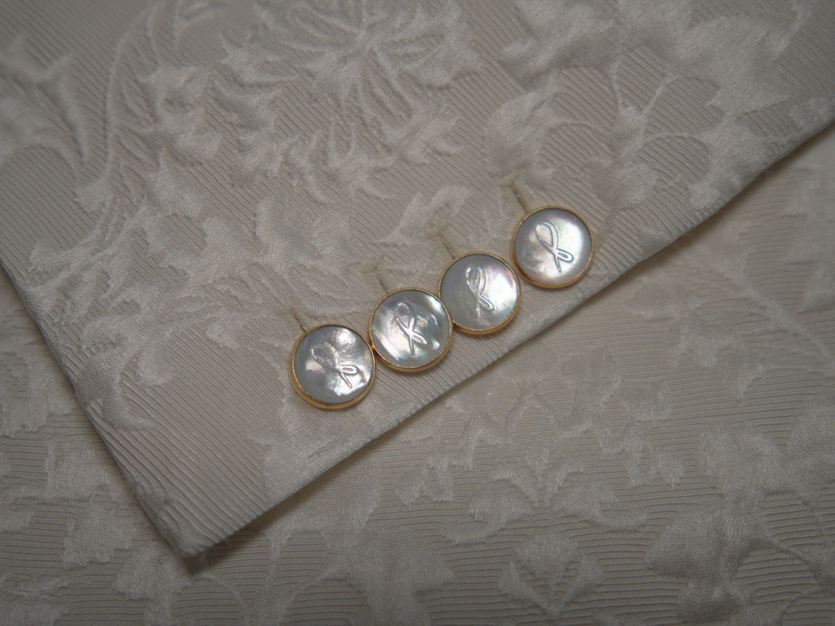 Mother Of Pearl With Gold Tone Buttons For Sports Jacket-6