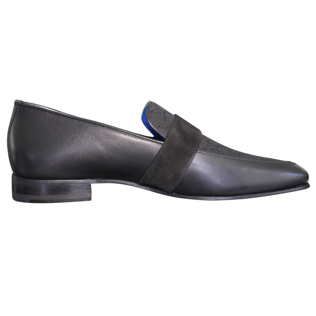 Raven Nero Logo Monk Loafers With Yellow Gold Buckle-5