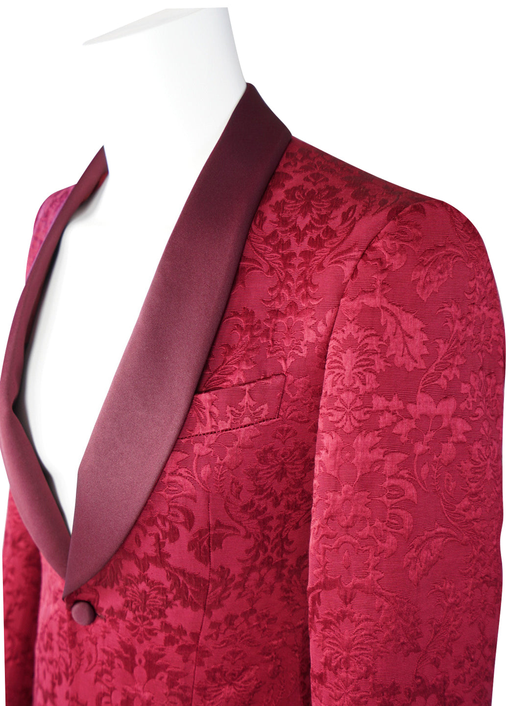 Burgundy Fiore Dinner Jacket @ The Vault-5