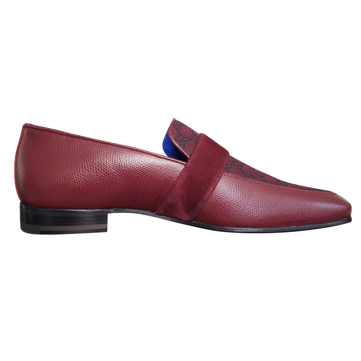 Vino Logo Monk Strap Loafer With Silver Buckle-4