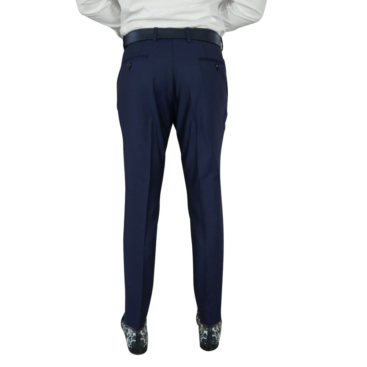 Navy Blue Evento Trousers-5