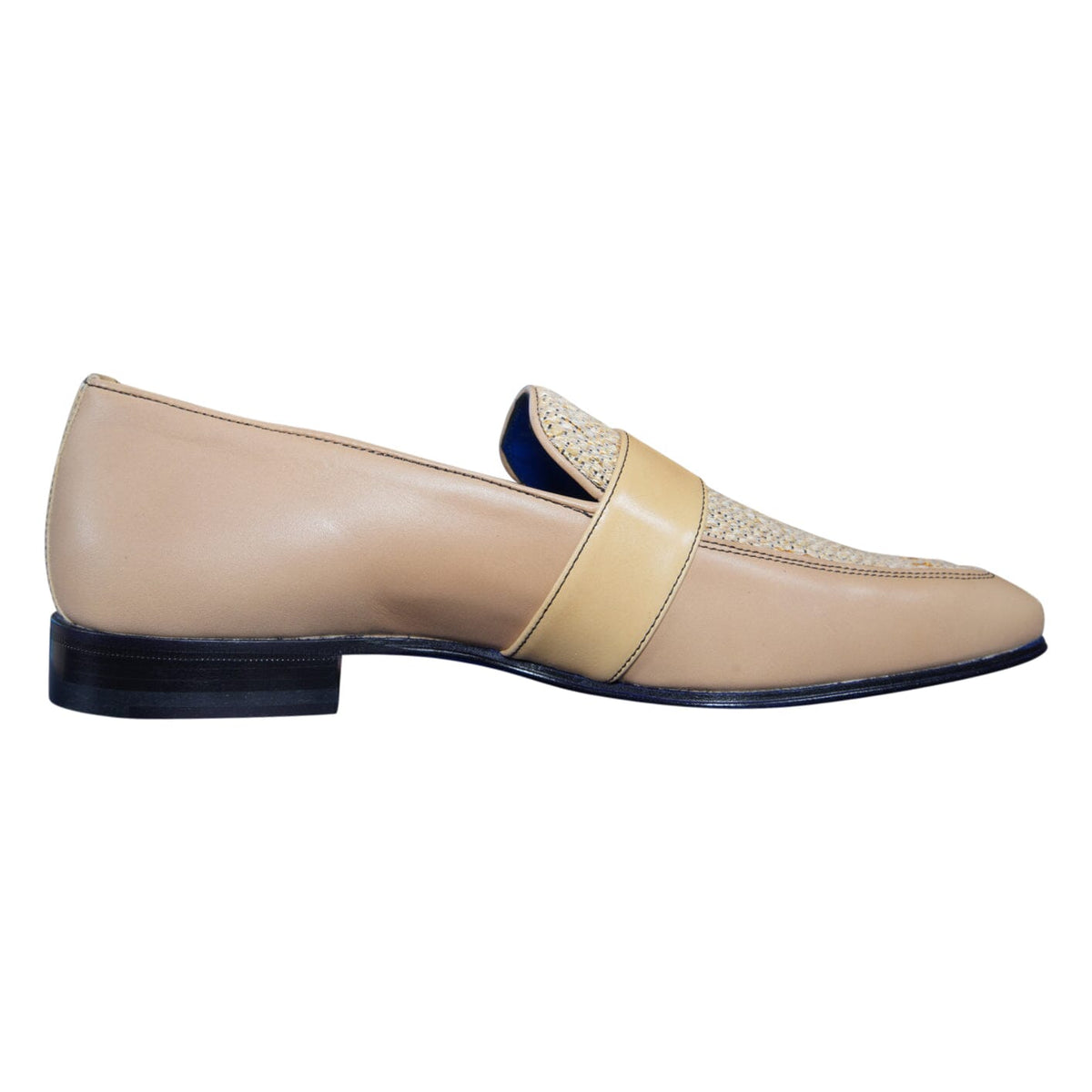 Tan Cestino Monk Rose Gold Loafer @ The Vault-6