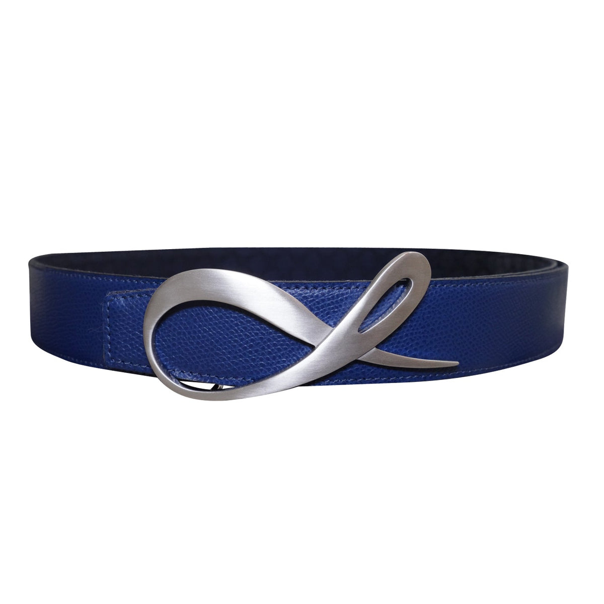Midnight Marino Logo Silver Reversible Belt