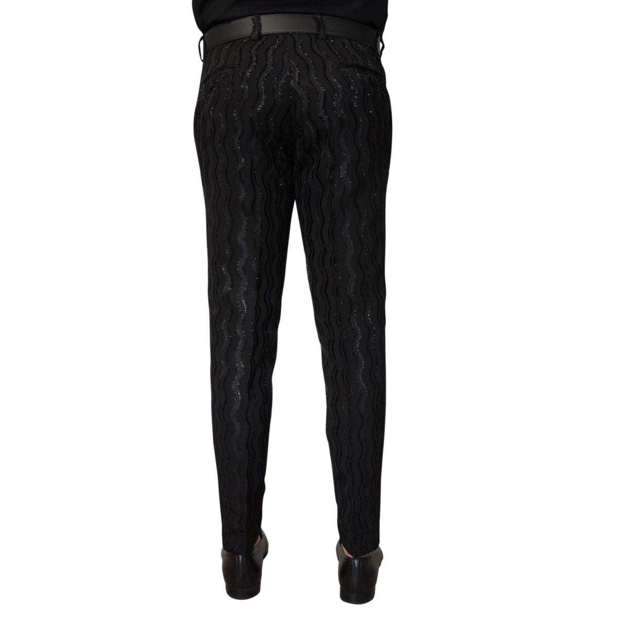 Rippled Inox Trousers-4