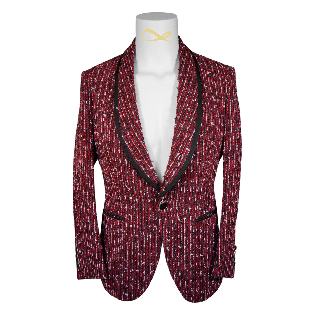 Ruby Boucle Smoking Jacket-3