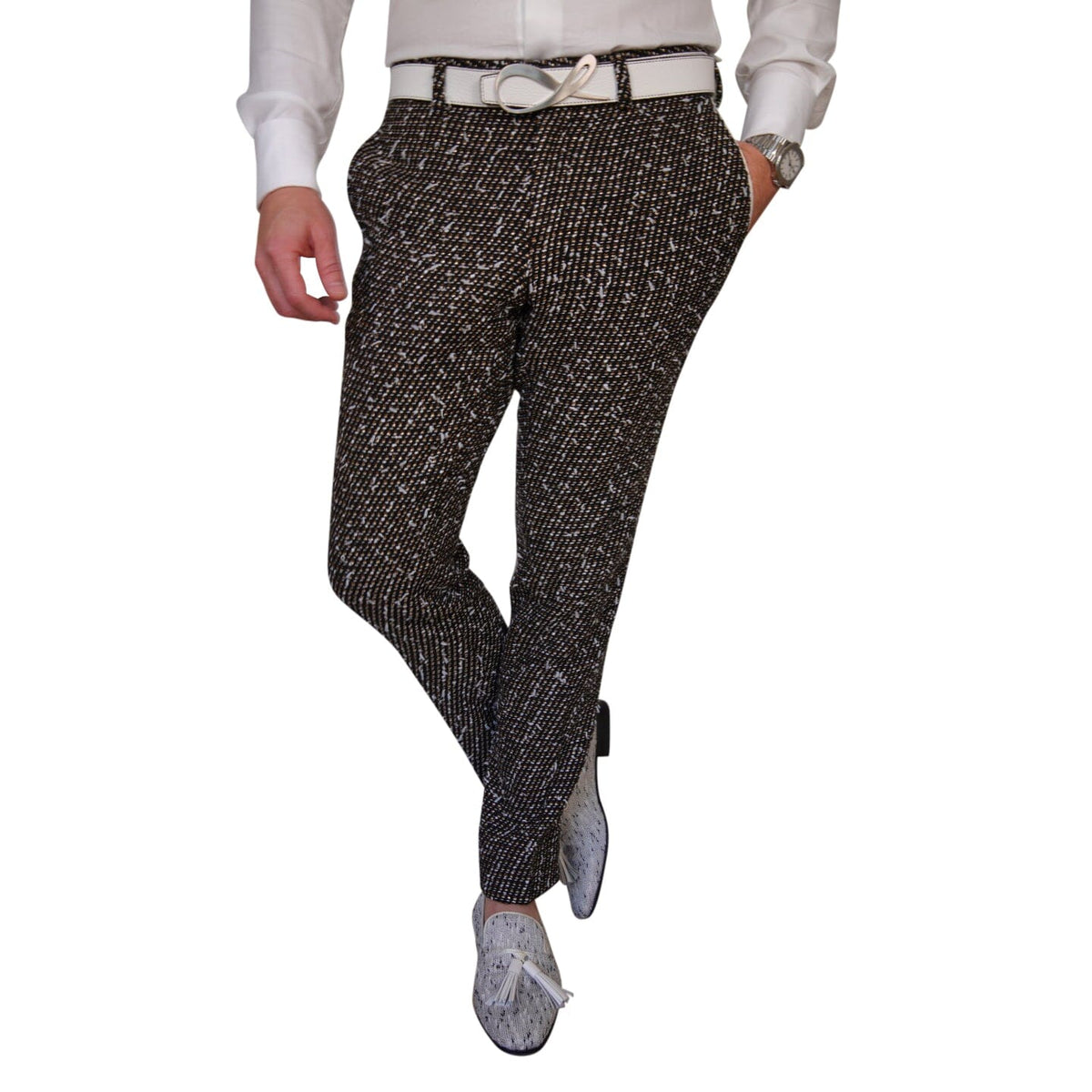 Tourmaline Boucle Bold Trousers