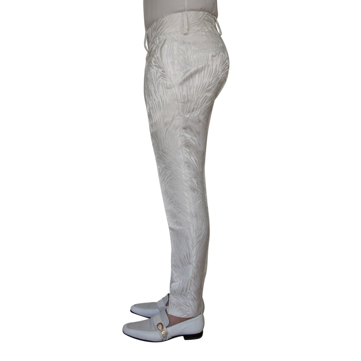 Bianco Pampa Trousers-3