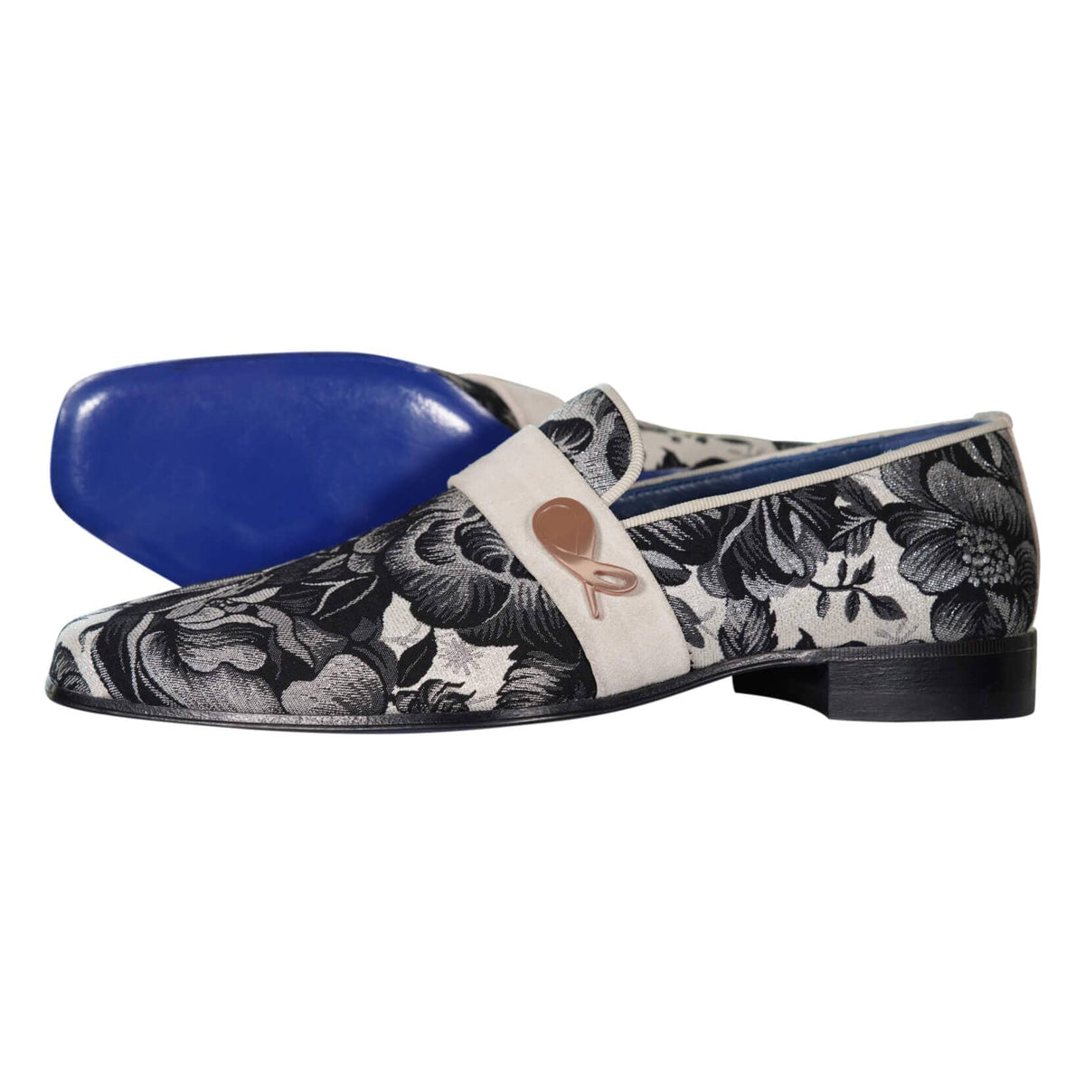 Bianco Rosa Rose Gold Loafer