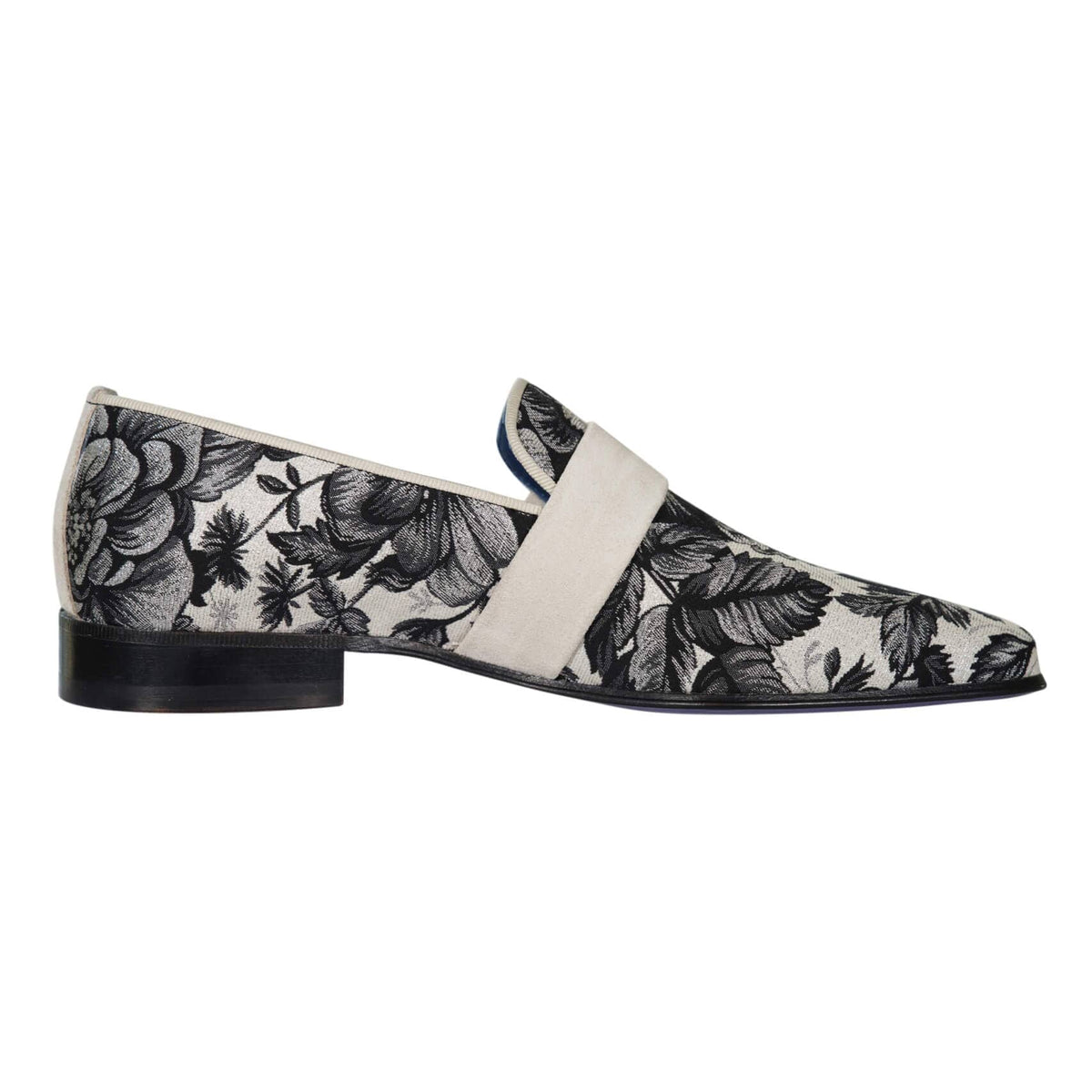 Bianco Rosa Silver Loafer-7