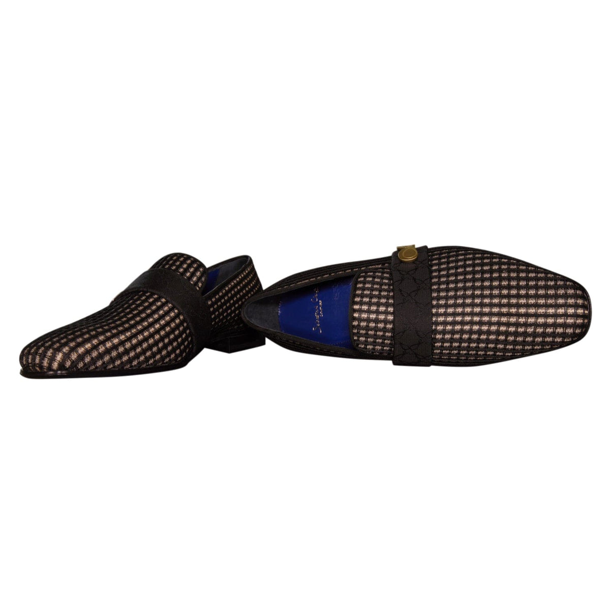 Black Oro Waffle Gold Loafer @ The Vault-10