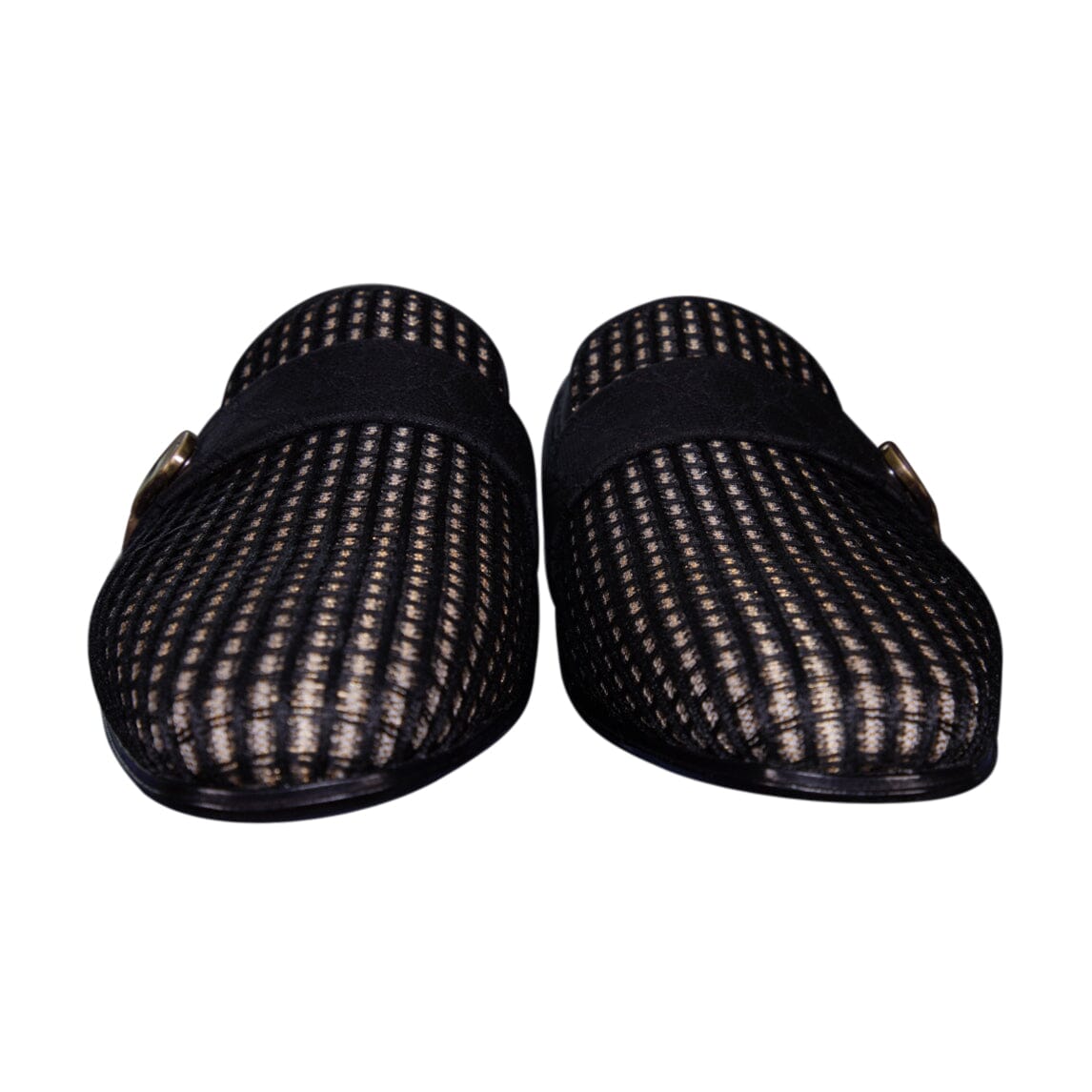 Black Oro Waffle Gold Loafer @ The Vault-5