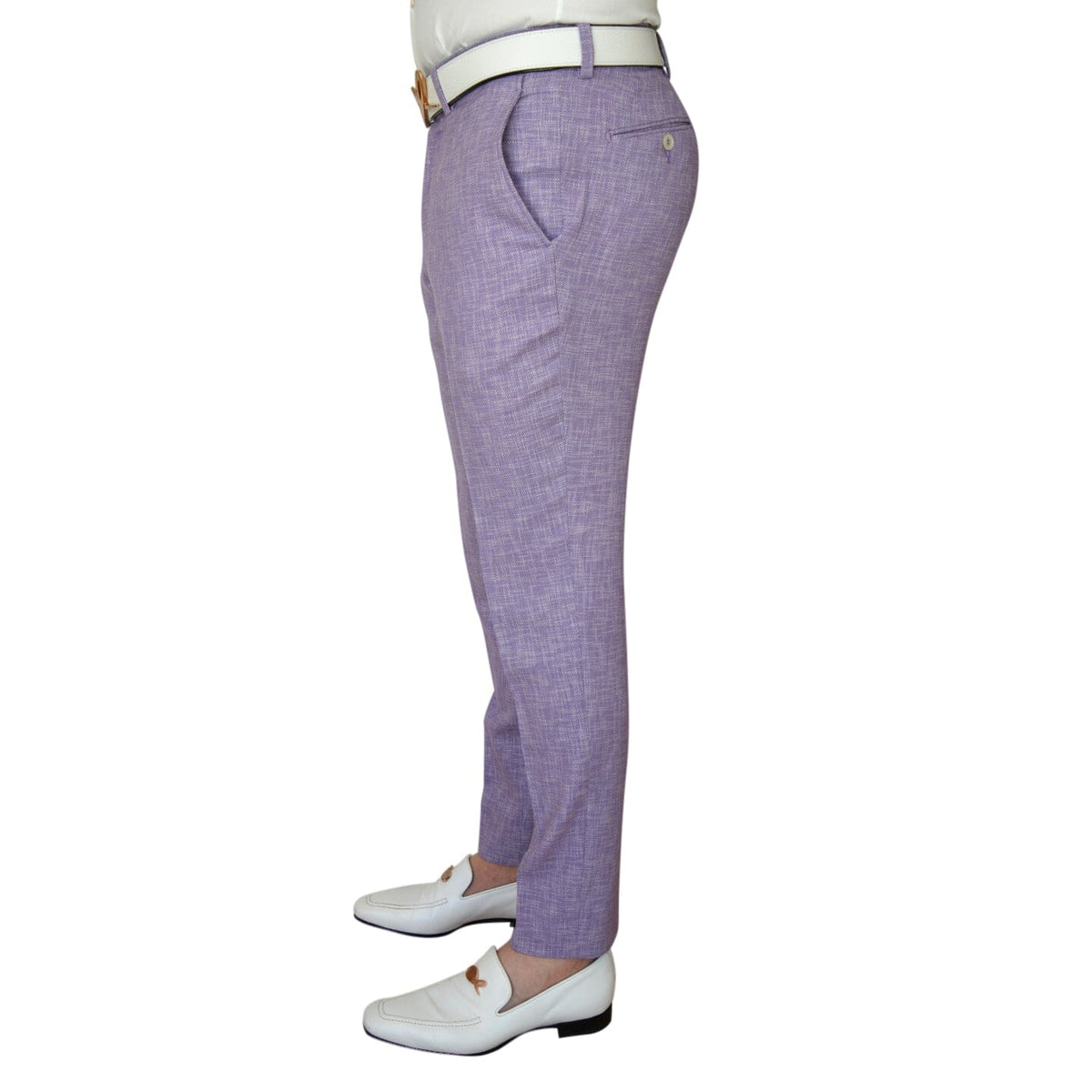 Amethyst Lino Tweed Trousers @ The Vault-3