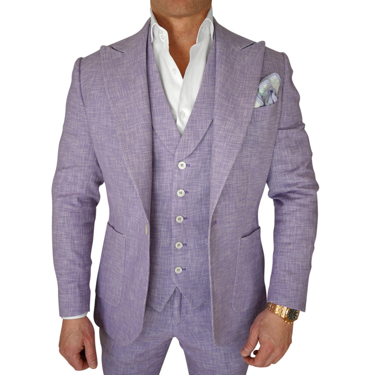 Amethyst Lino Tweed Jacket-3