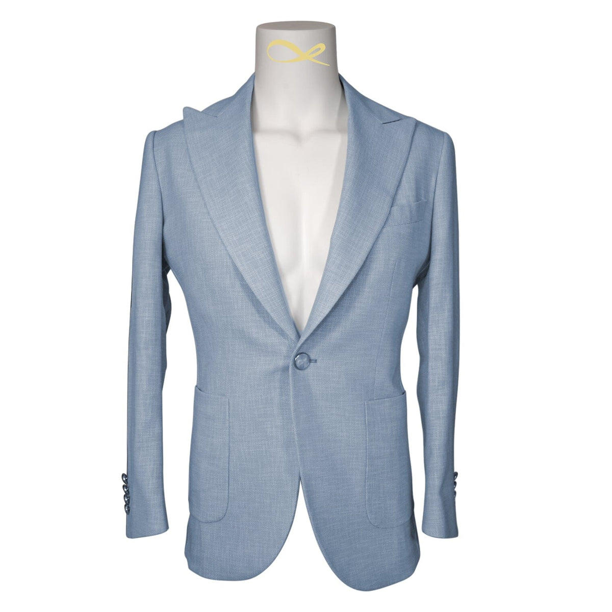 Baby Blu Lino Tweed Jacket @ The Vault-4