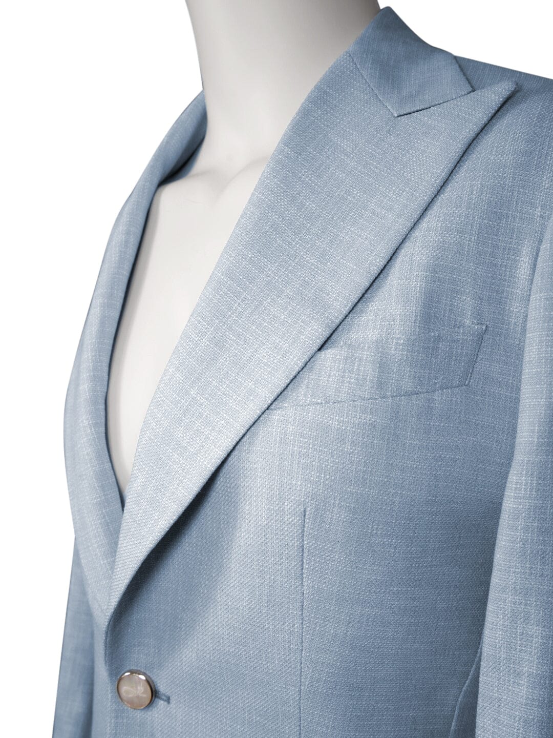 Baby Blu Lino Tweed Jacket @ The Vault-5