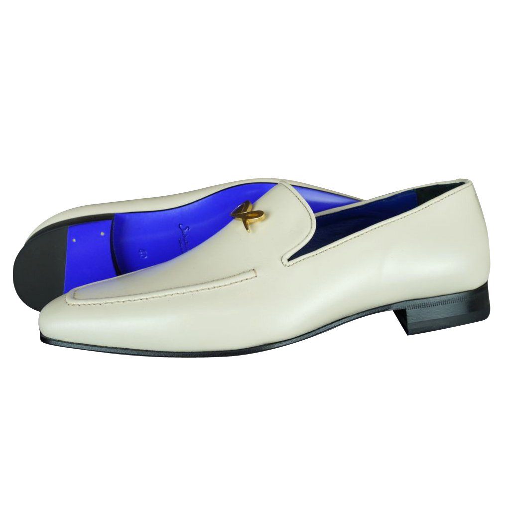 Classica Mascarpone With Yellow Gold Gold Hardware Leather Loafers-2