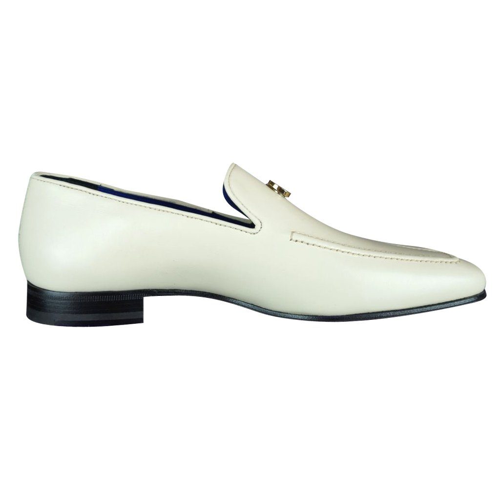 Classica Mascarpone With Yellow Gold Gold Hardware Leather Loafers @ The Vault-7