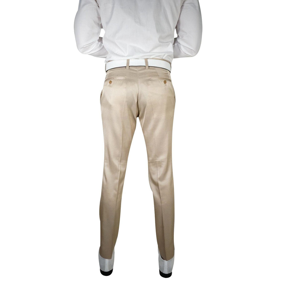 Champagne Oro Lucentezza Trousers-5