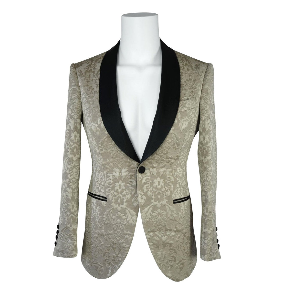 Champagne Oro Fiore and Black Dinner Jacket-5