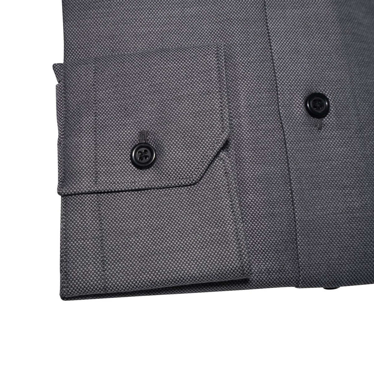 Black Birdseye Dress Shirt-4