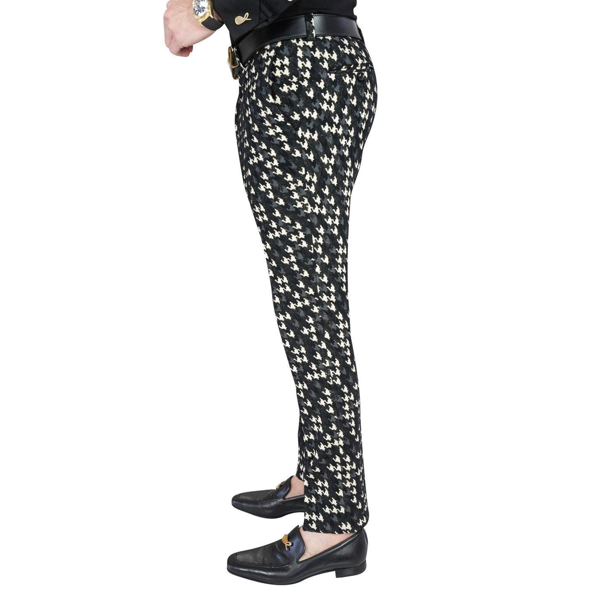 Houndstooth Lusso Trousers @ The Vault-4