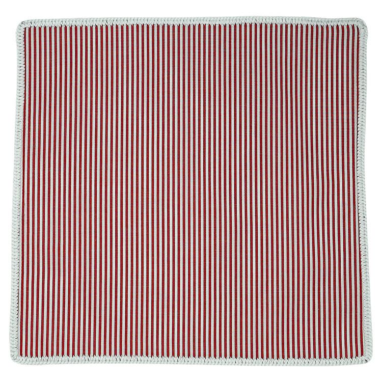 Red Nautico with White Signature Border