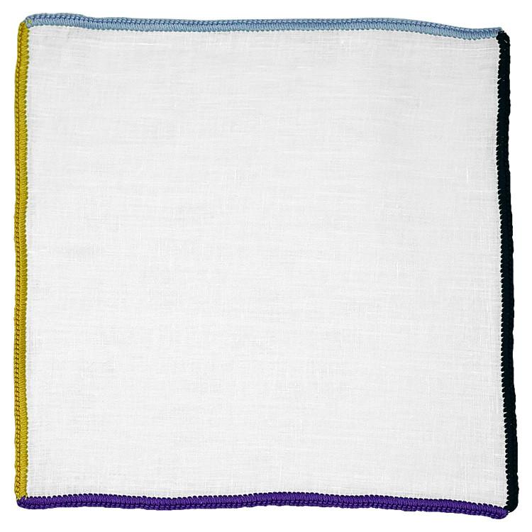 White Nieve with Multi Bold Signature Border