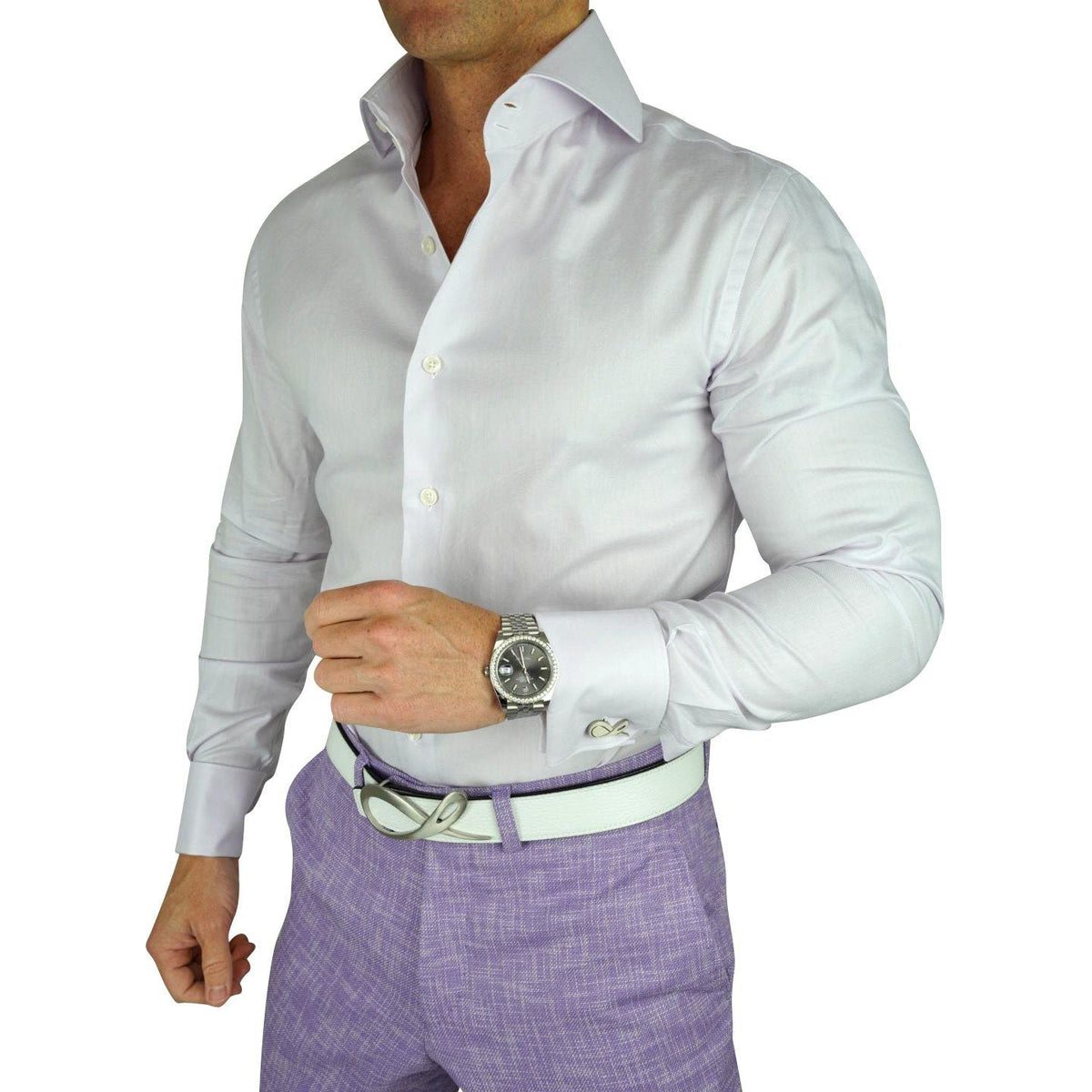 Lavender Oxford Dress Shirt @ The Vault