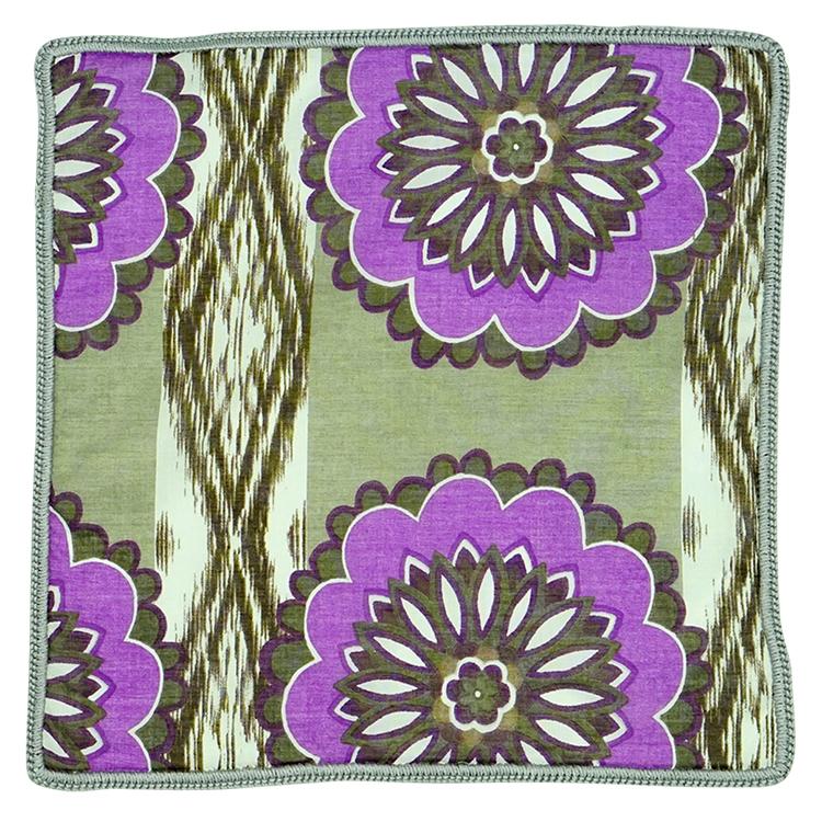 Orchid Geranio with Grey Signature Border