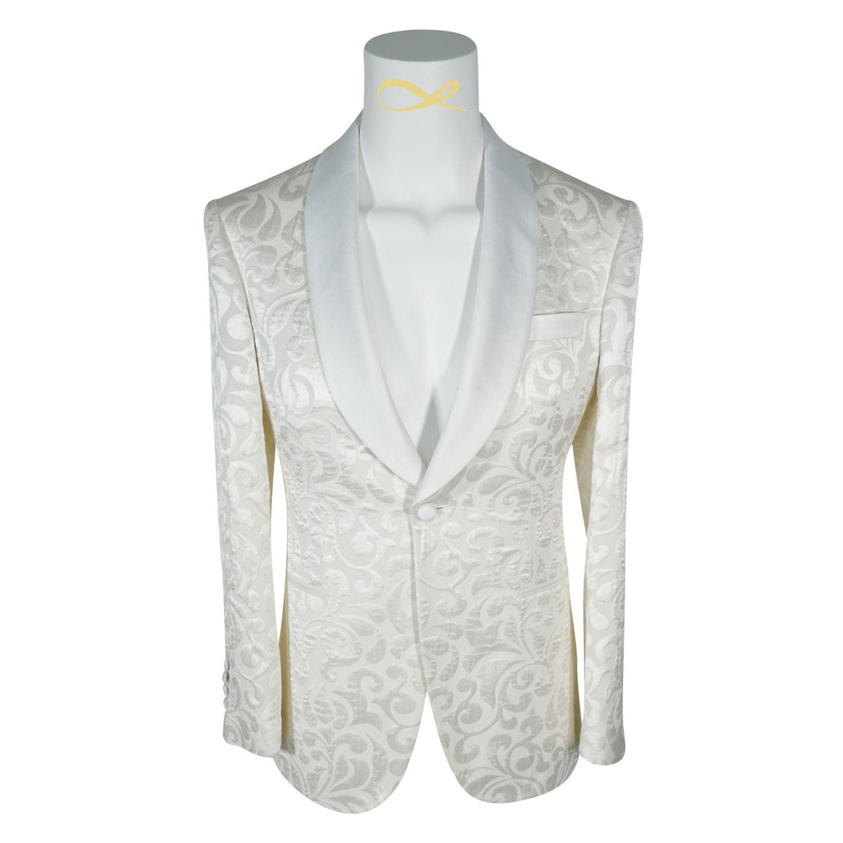 Vanilla Paisley Dinner Jacket-5