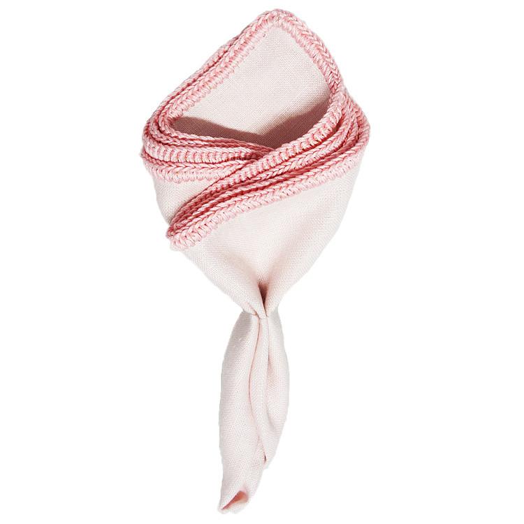Pale Rosa with Pink Signature Border