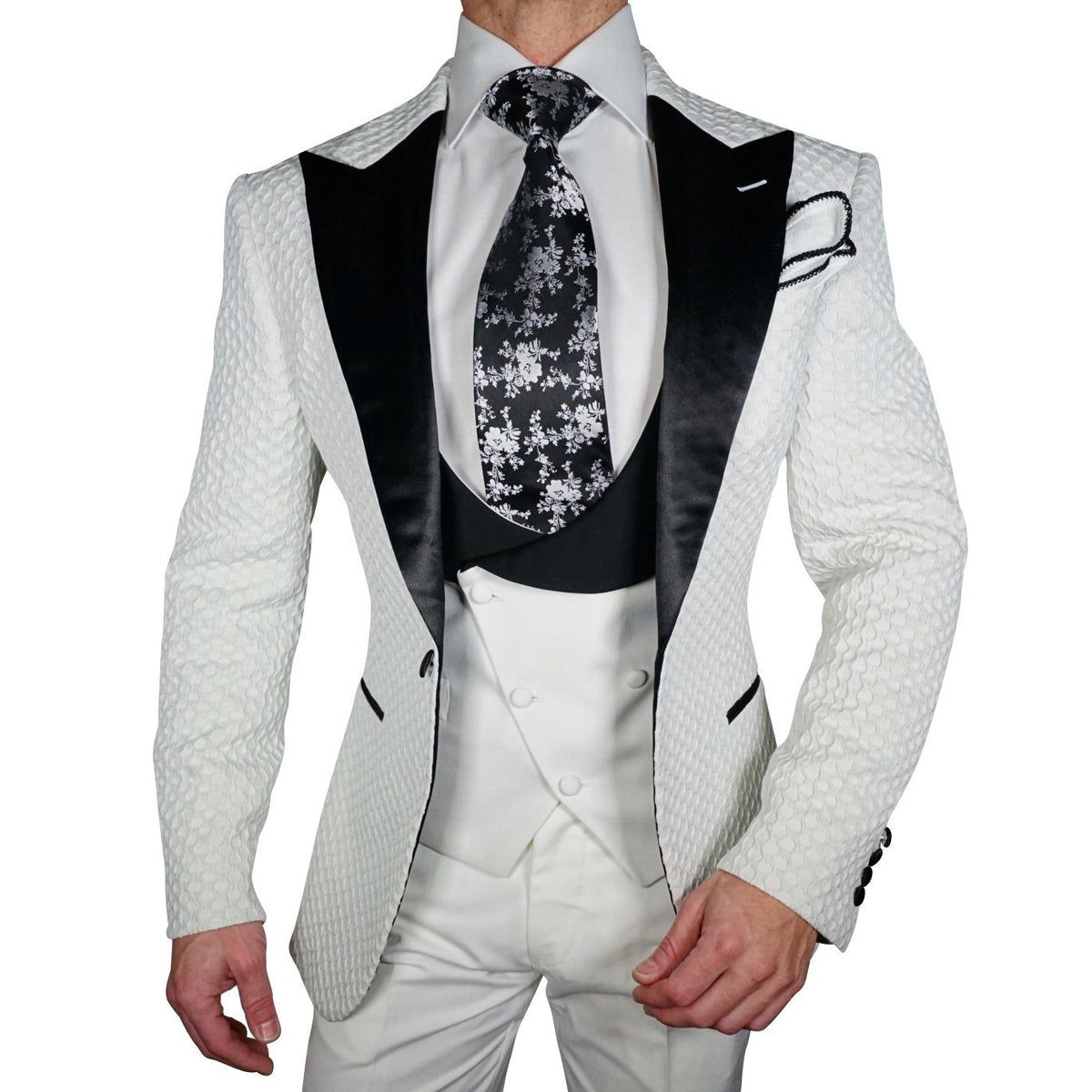 Porcellana & Black Honeycomb Jacket @ The Vault-1