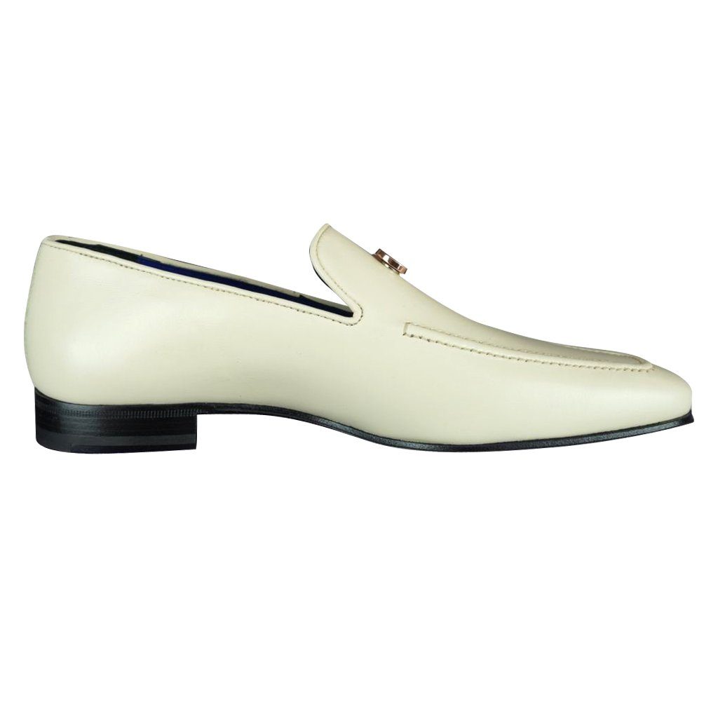Classica Mascarpone With Rose Gold Hardware Leather Loafers @ The Vault-8
