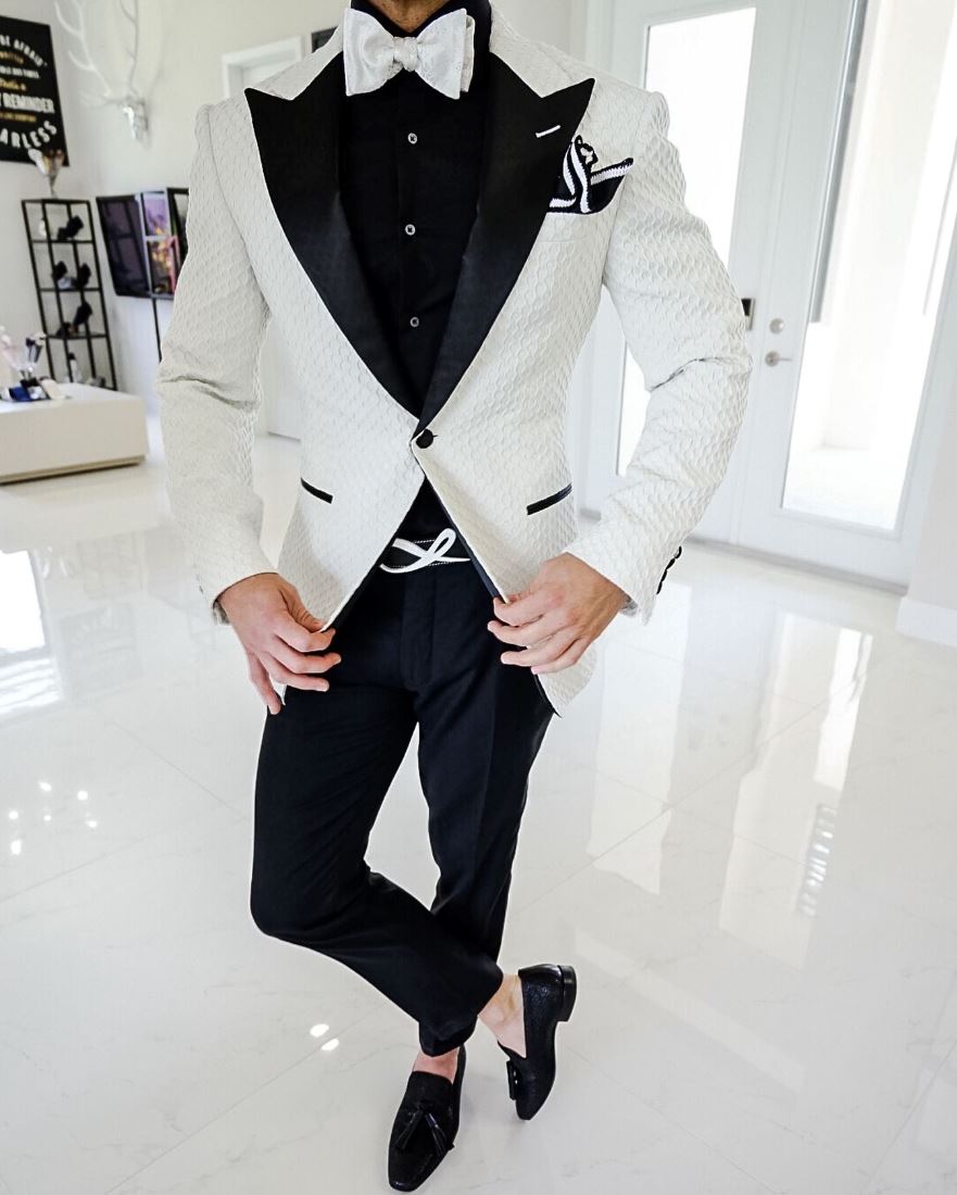 Porcellana & Black Honeycomb Jacket @ The Vault-2