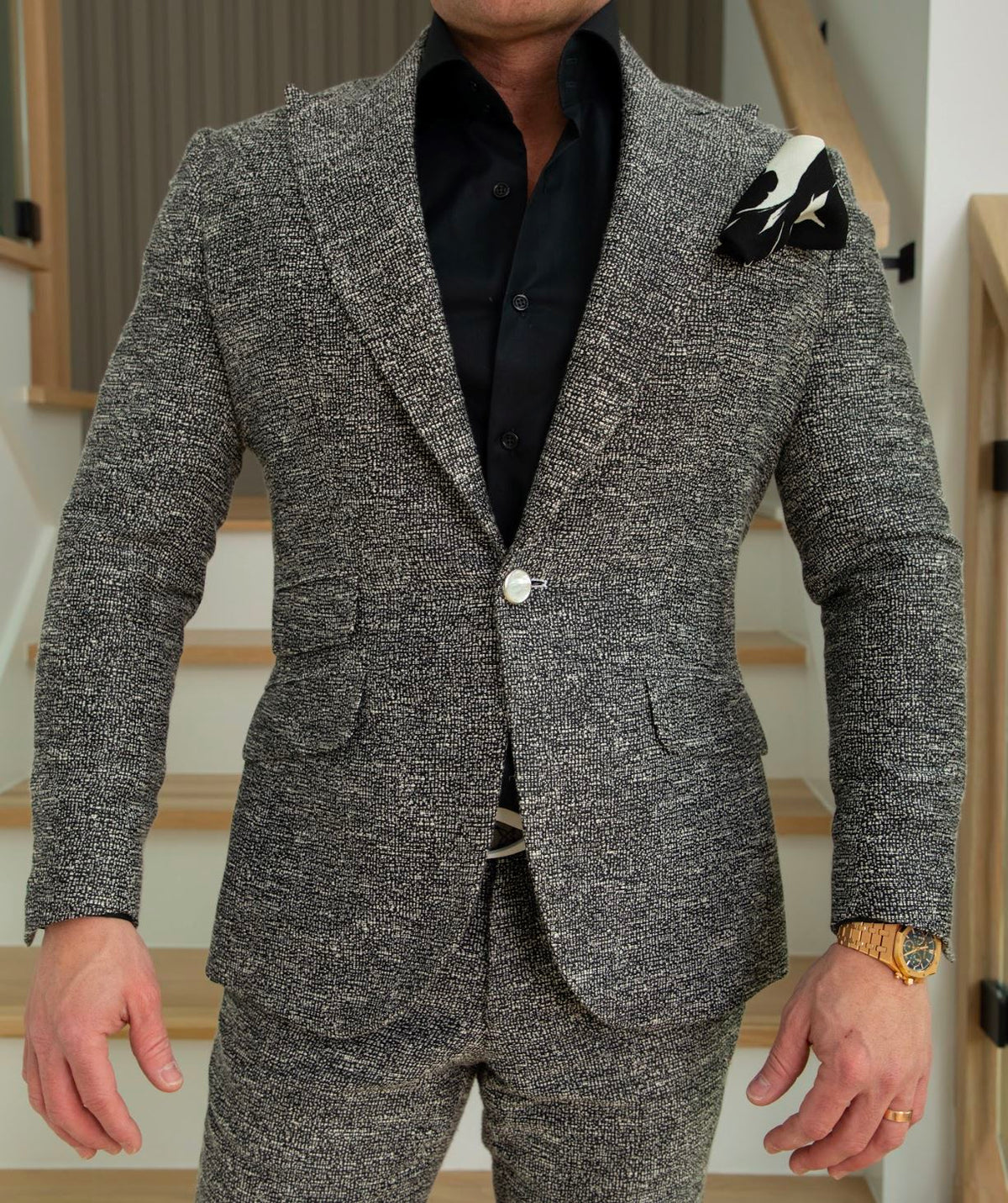 Carbon Grano Tweed Jacket @ The Vault