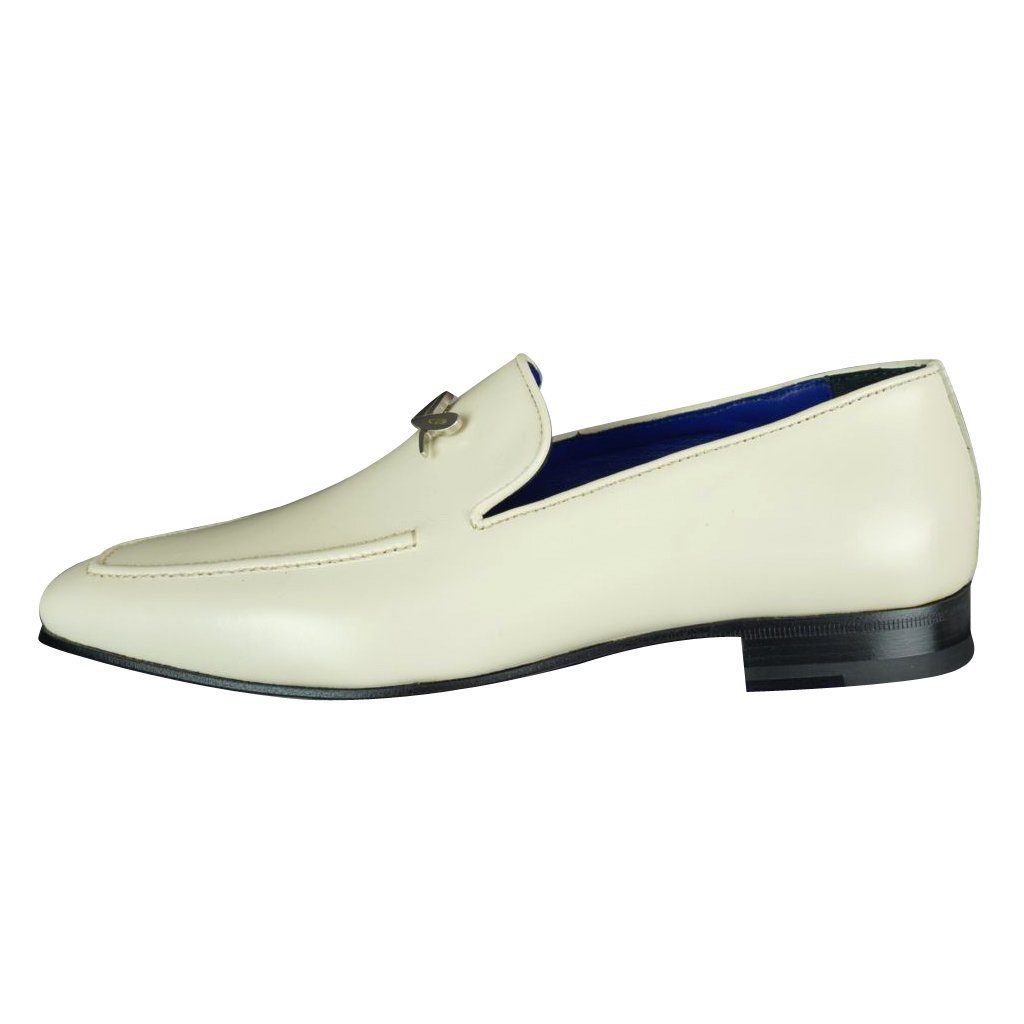Classica Mascarpone With Silver Gold Hardware Leather Loafers-8