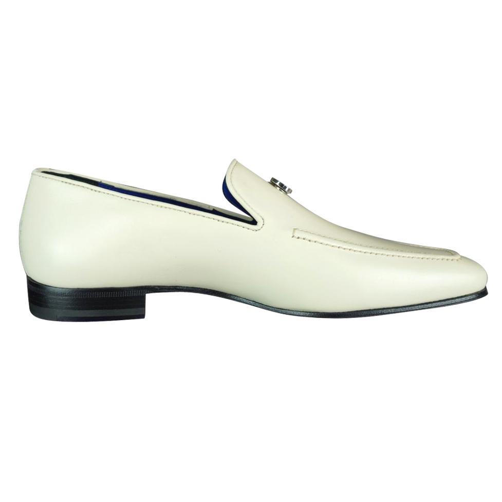 Classica Mascarpone With Silver Gold Hardware Leather Loafers-7