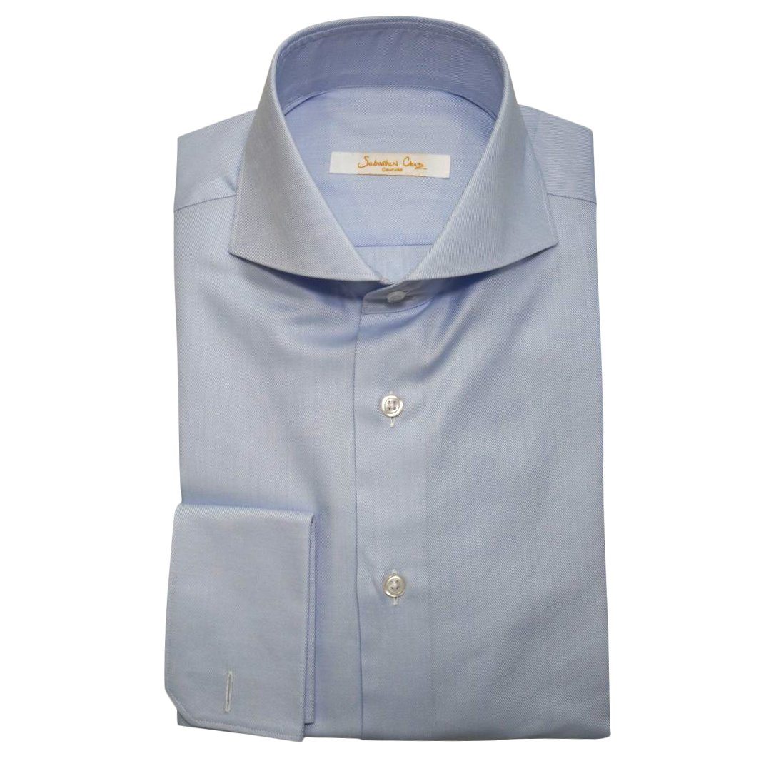 Light Blu Poplin Dress Shirt