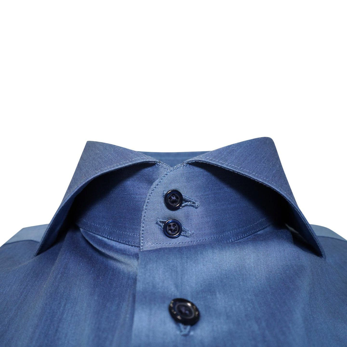 Brushed Steel Blue Dress Shirt @ The Vault-3