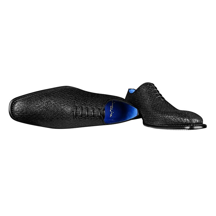 Black Diamante Lace Ups-5
