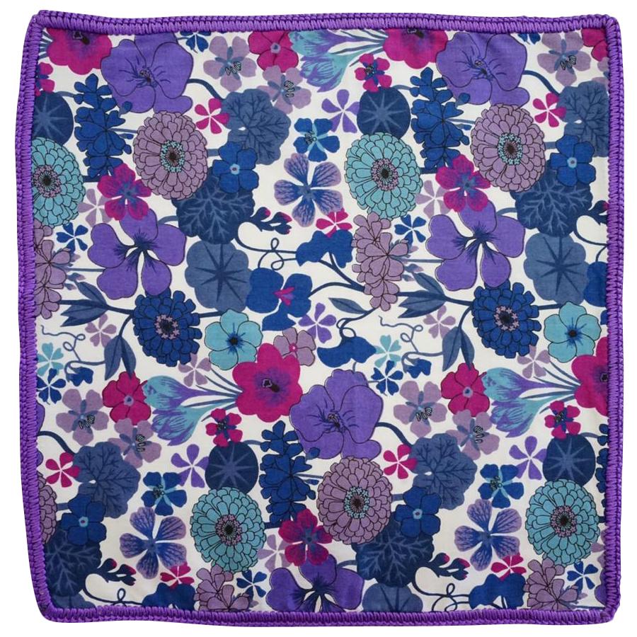 Purple Orchidea with Purple Signature Border